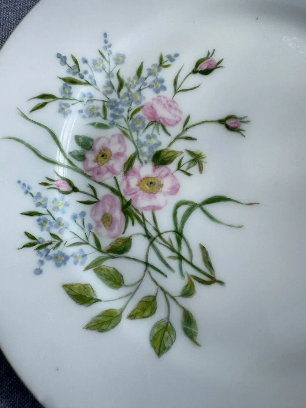 Haviland Limoges Floral Plates – Antique French Porcelain